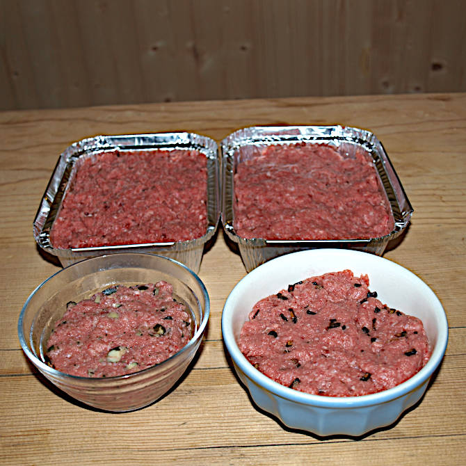 Die Backform für Fleischkäse.