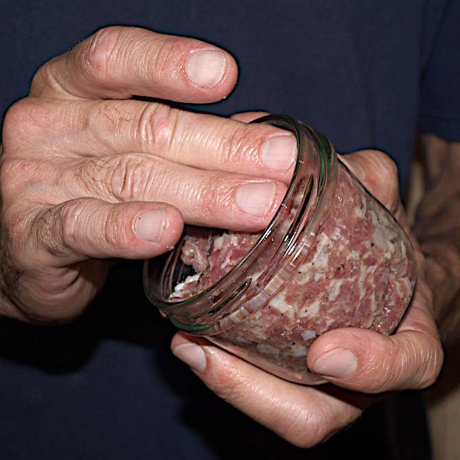 Wie die Gläser richtig befüllt werden.