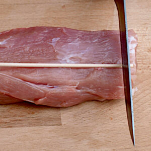 Der Faserverlauf im Schinken.