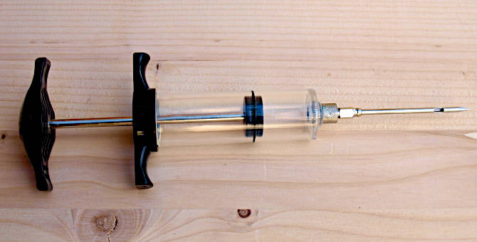 Lakespritze zum Kochschinken selber machen.